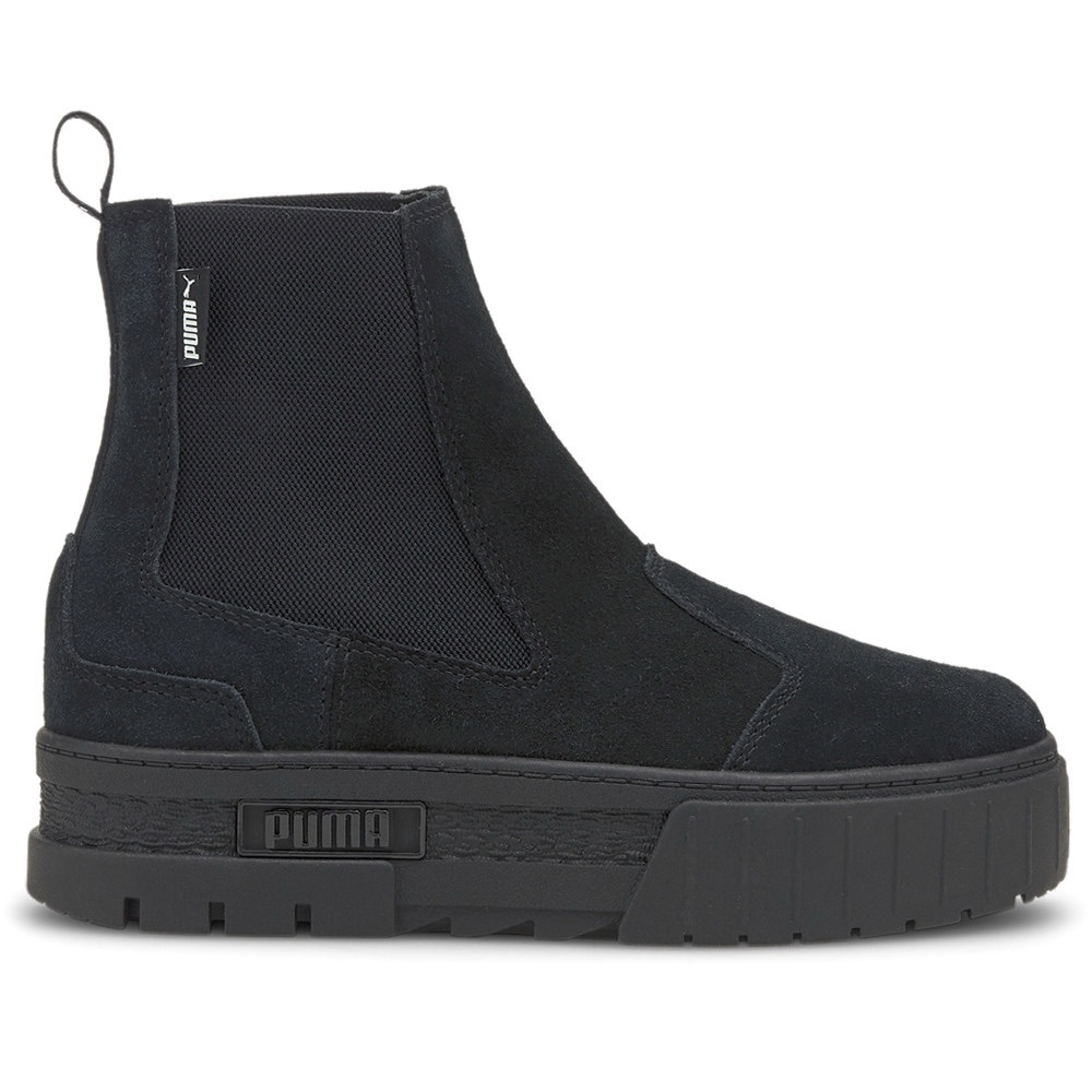 Puma Black Suede Mayze Chelsea Boots size 11